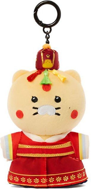 Kakao Friends Schlüsselanhänger Plüschtier, beige, Unisex - Bild 1