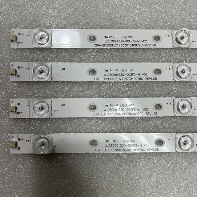 LED-Streifen für Hisense TV Modelle H50A6500 H50A6140 H50A6250 H50A6200 H50A6100UWR H50A6100UW H50A6200UK H50A6250UK H50AE6030 H50B7100, White SMD Backlight Set - Bild 1