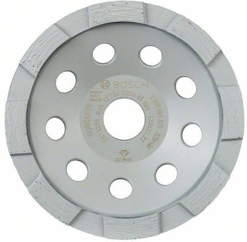 Bosch Diamanttopfscheibe Standard für Beton, Grau, Durchmesser: 125 mm, Bohrung: 22,23 mm, Dicke: 5 mm - Bild 1