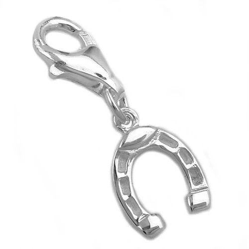 SIGO Charm Hufeisen, 925 Silber, Unisex - Bild 1