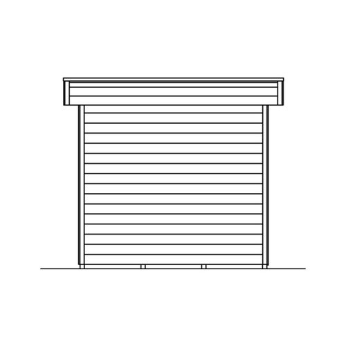 SKANHOLZ Gartenhaus Venlo aus Holz in Grau, B/H/T: 420 x 255 x 250 cm - Bild 1