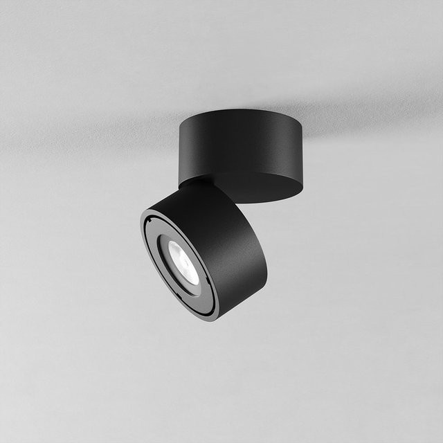 DLS Lighting Clippo Outdoor LED-Deckenstrahler in Schwarz, dimmbar und verstellbar, IP65 wetterfest aus Aluminium - Bild 1