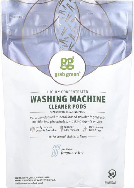 Grab Green Waschmaschinenreiniger Pods duftfrei 354 g - Bild 1