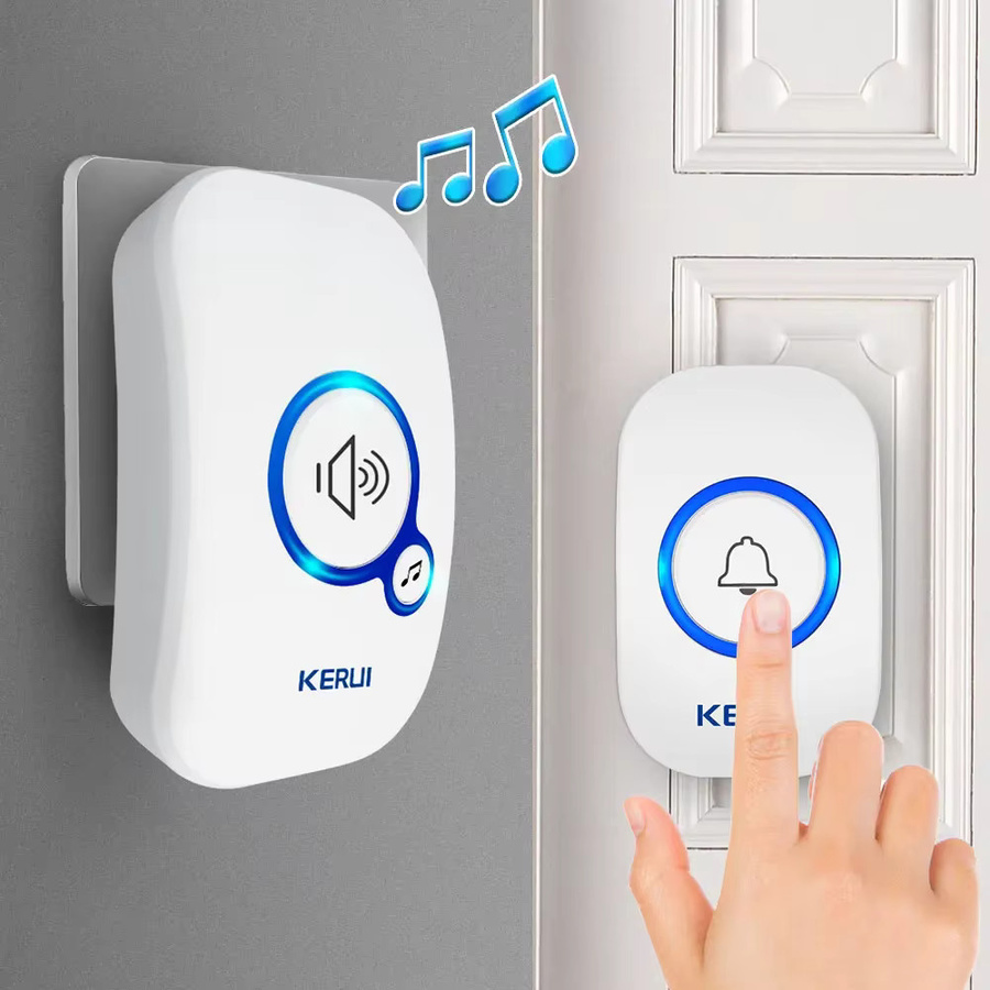 KERUI Kabelloses Türklingel-Set M557 mit PIR-Sensor und 32 Melodien in Weiß - Bild 3