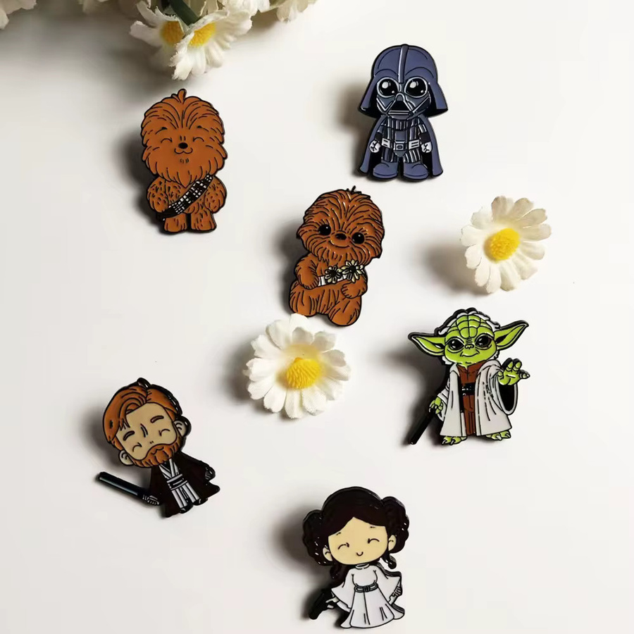 Star Wars Pin-Set, 6-teilig, Emaille, Bunt, Unisex - Bild 4