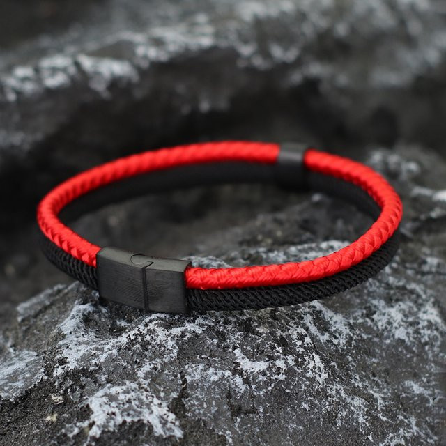 Noter Armband, Edelstahl, Schwarz, Unisex - Bild 1