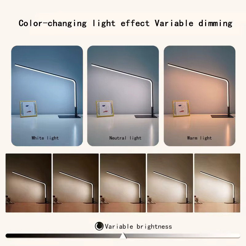 TLEDMP LED Schreibtischlampe in Weiß mit Augenschutz und Naturlichtfunktion für Home Office und Studium - Bild 2