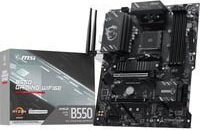MSI B550 GAMING WIFI6E Mainboard AM4 DDR4 mit Wi-Fi, Bluetooth und Ethernet/LAN in Schwarz/Silber - Bild 1