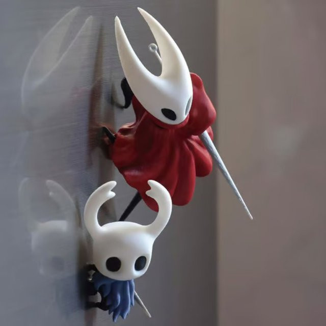 GWSVTIX Hollow Knight 2 Silksong Hornet, Kühlschrankmagnet, 3D Actionfigur, Magnetisches Dekormodell - Bild 1
