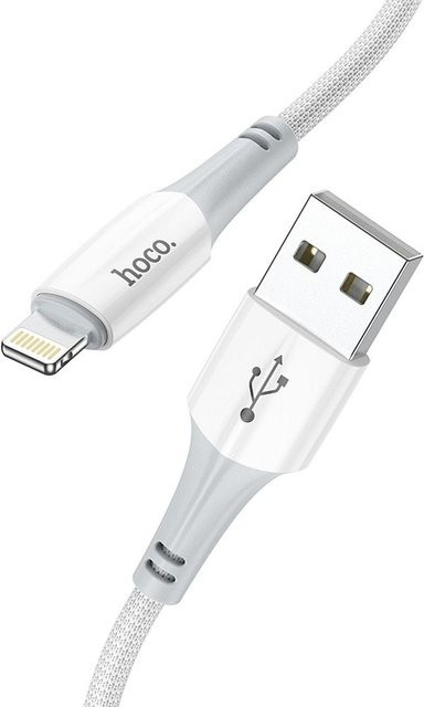 HOCO X70 USB-A auf Lightning Daten- und Ladekabel, 18W, Weiß, Länge: 1 m - Bild 1