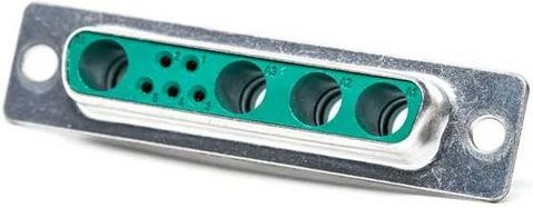 Molex 173107-0512 D-SUB Steckverbinder in Grün - Bild 1