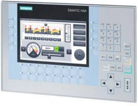 Siemens SPS-Display 6AV2124-1GC01-0AX0 in Grau mit Profinet - Bild 1
