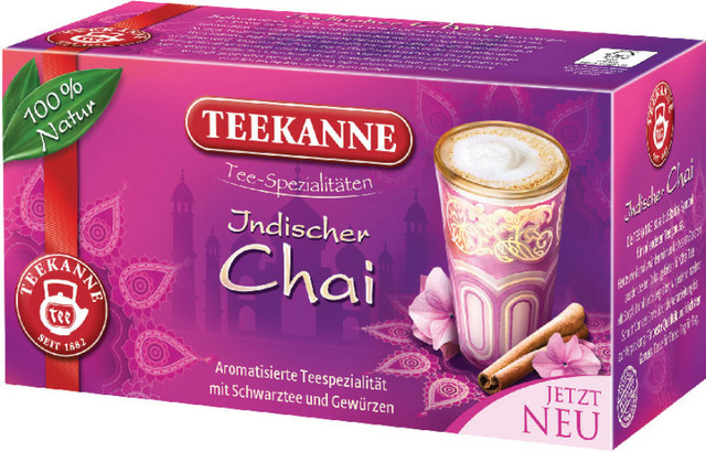 Teekanne Indischer Chai, Schwarztee, Teebeutel, 20 Stück - Bild 1