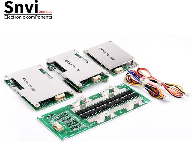 SNVI Batterieschutzplatine für 3S/4S 12V Lithium-Eisenphosphat-Batterien und 3,7V Ternäre Lithium-Batterien, Farbe: Grün - Bild 1