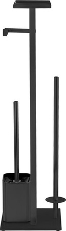 WENKO Stand WC-Garnitur Debar in Schwarz