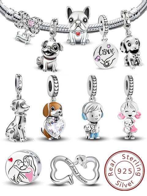 Cirah Charms, 925 Silber, Perle, Unisex - Bild 1