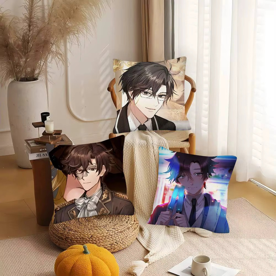 Kayou Mystic M-Messenger 707 Jumin Han Kissenbezug, quadratischer Kissenbezug in Multicolour, B/T/H: 40 x 40 x 40 cm - Bild 4