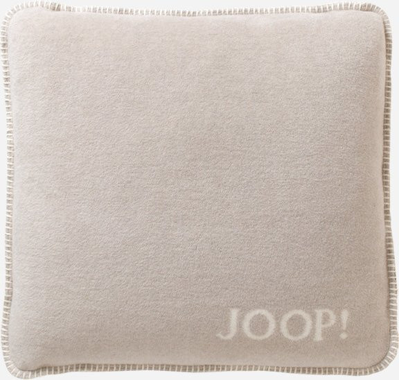 JOOP! UNI-DOUBLEFACE Kissen mit Federfüllung in Beige - Bild 1
