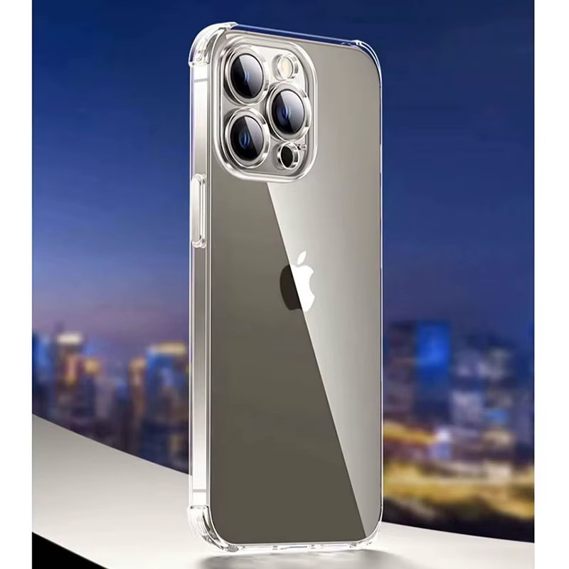 Stoßfeste und transparente Silikon Handyhülle von HMPSGN für iPhone 11 bis iPhone 17 Pro Max Plus und 17 Air - Bild 6