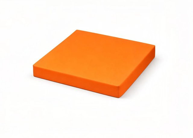 Setgarden 2er Set Sitzkissen für Stühle Indoor & Outdoor in Orange, B/T/H: 40 x 40 x 4 cm - Bild 1