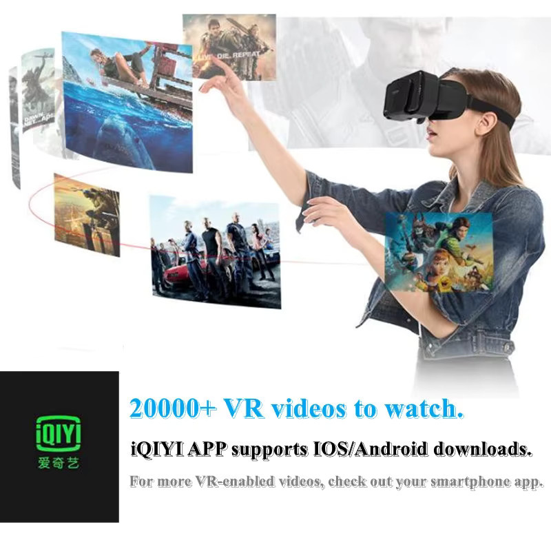 Shinecon Viar 3D VR Brille Virtual Reality Headset für Smartphones in Schwarz - Bild 4