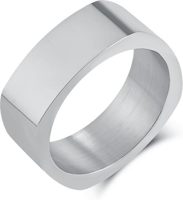 YIRAN Jewelry Edelstahlring, Weiß, Unisex - Bild 1