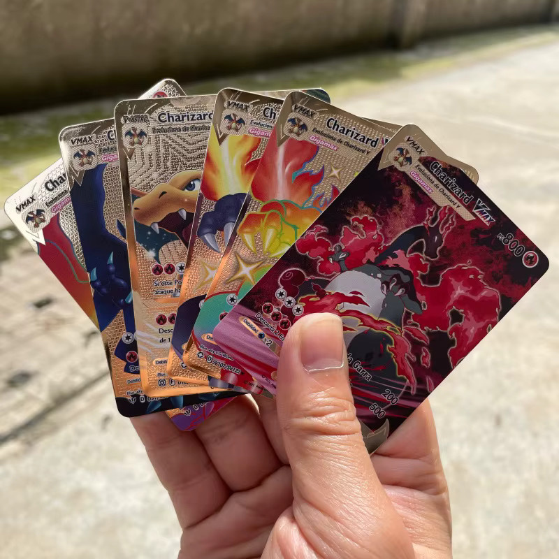 Potdemiel Pokémon Sammelkarten, Metall, Goldene, Spanisch - Bild 2