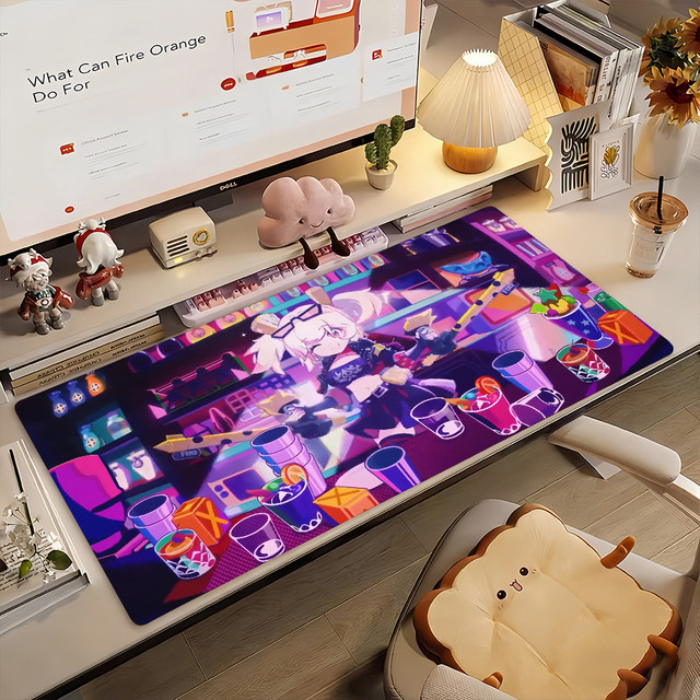 Game ZZZ Cute Burnice Mauspad rutschfeste Gamer-Computermatte in Multicolour als Schreibtischunterlage für Laptop und Büro - Bild 1
