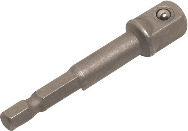 LUX-TOOLS Maschinenadapter Bit-Holder 10 mm (3/8 Zoll) in Silber - Bild 1