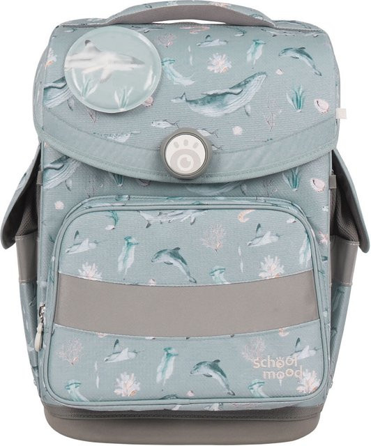 School-Mood Timeless Schulranzenset 7-teilig Nordic Collection in Aqua Blau - Bild 1