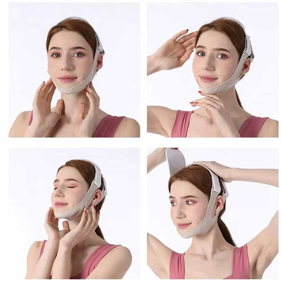 SADOER Gesichtsmaske Silikon V-Lifting, 1/2/3 Stück - Bild 3