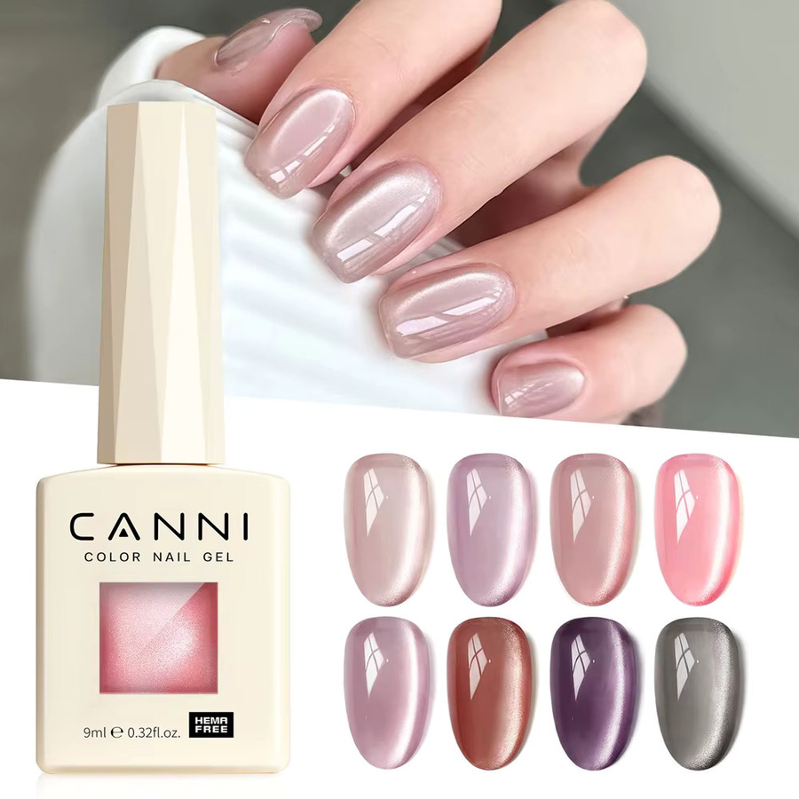 CANNI Jelly Pink Nude Gel Nagellack-Set - Bild 2