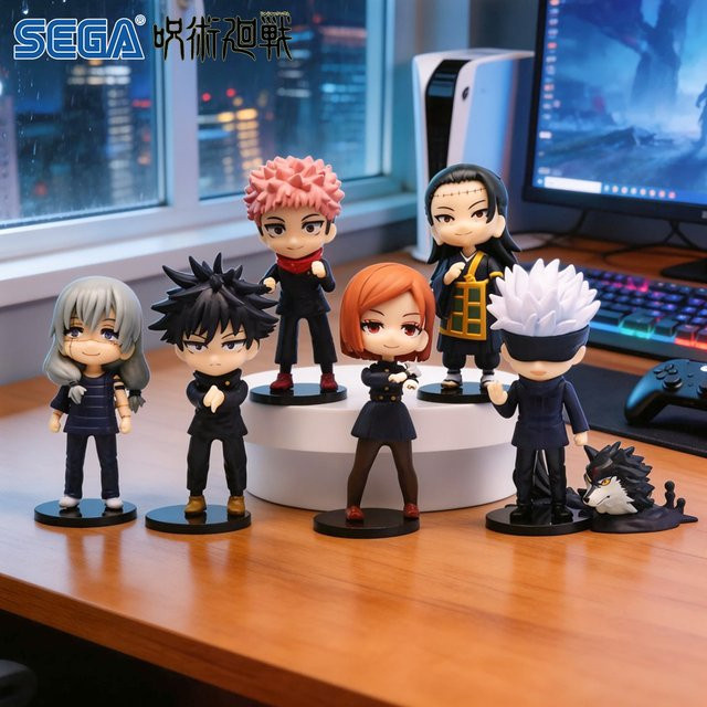 SEGA Jujutsu Kaisen Q-Version Figuren, 6-teiliges Set - Bild 1