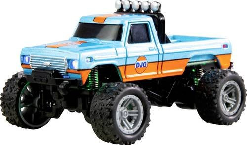 Amewi RC Monstertruck, Modellauto, 1:64, Orange, Blau, ab 6 Jahren - Bild 1