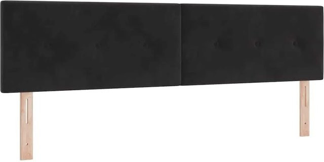 vidaXL Kopfteil aus Kunstleder in Schwarz mit Breite: 180 cm - Bild 1
