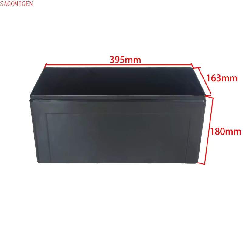 SAGOMIGEN LiFePO4 Batterie-Aufbewahrungsbox für Solarzellen, Caravan und Yacht, wasserdichtes Kunststoffgehäuse, Farbe: Schwarz - Bild 2