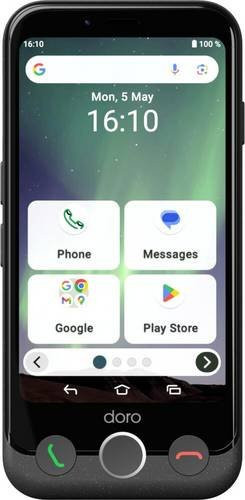 Doro Aurora A10 Senioren-Smartphone Schwarz mit 64GB Speicher und 4,5 Zoll Display - Bild 2