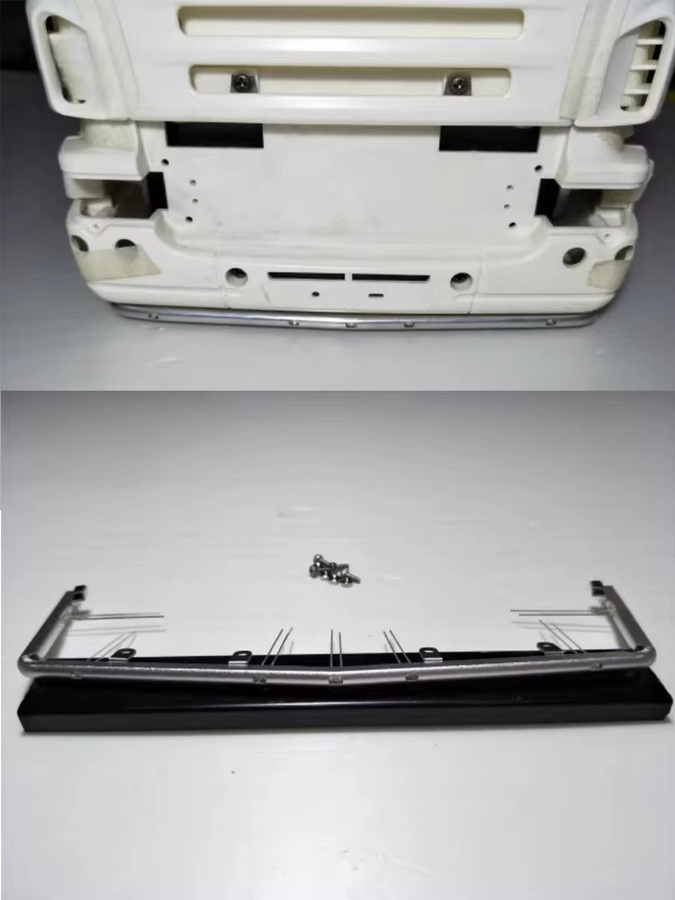 Tamiya LED-Frontbodenleuchten Zubehör, Aluminiumlegierung, 1:14 - Bild 3