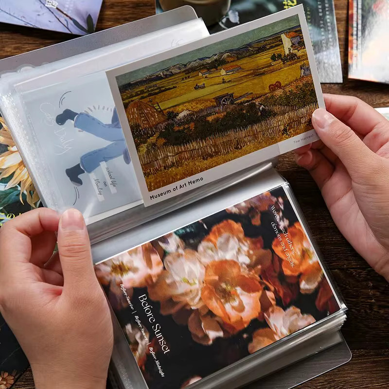 Wasserdichtes Fotoaufbewahrungsheft A6 aus transparentem PP-Material mit 40 Taschen - Bild 4