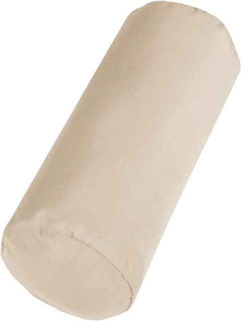 Bestlivings Nackenrolle Ellen in Sandgrau, B/H: 40 x 15 cm, aus Mikrofaser mit abnehmbarem Bezug - Bild 1