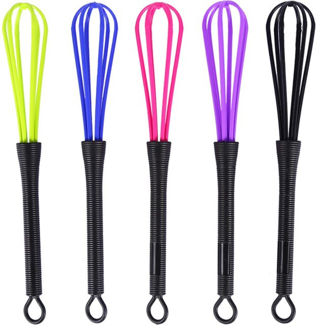 TOMTOP JMS 5er-Set Kunststoff Haarfarben-Mixer für Friseure in Schwarz und Multicolour - Bild 1