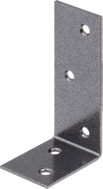 GAH Alberts Duravis Balkenwinkel ungleichsch anschließend Schwarzdiamant Duplexbeschichtet B: 40 mm, H: 80 mm, T: 30 mm - Bild 1