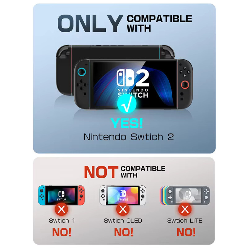 SUPCASE Blade Serie Schutzhülle für Nintendo Switch 2 mit TPU Griff in Grün - Bild 2