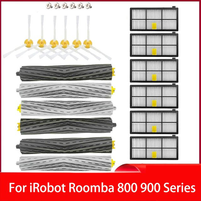 iRobot Roomba Ersatzteil-Set mit Hauptbürsten, Seitenbürsten und HEPA-Filtern für die 800 und 900 Serie - Bild 1
