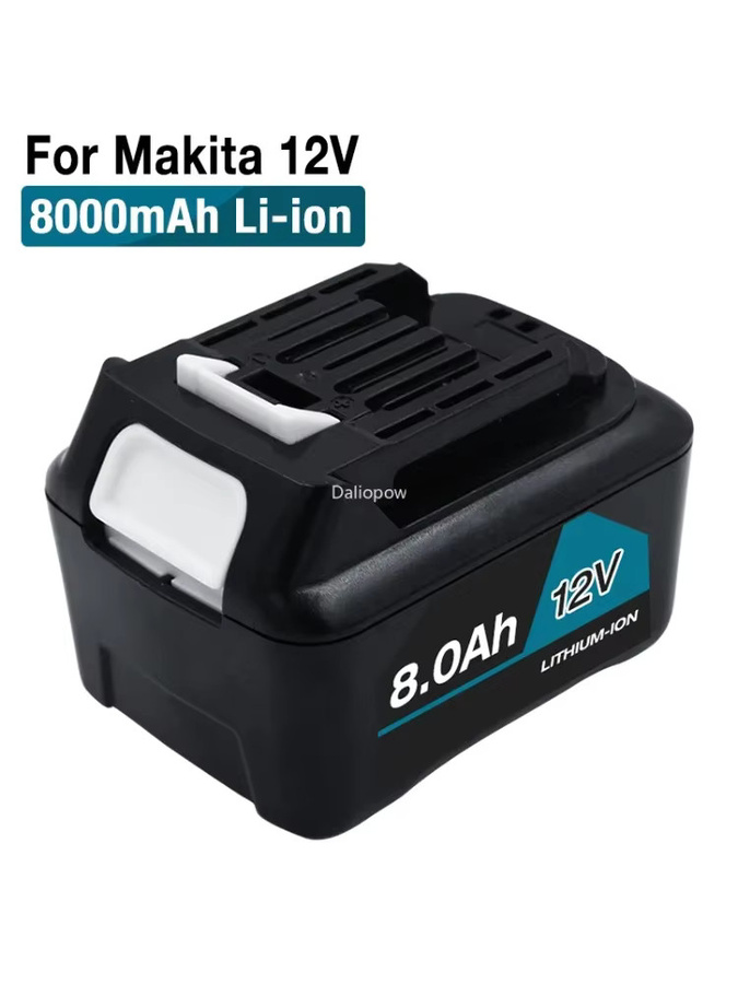 Makita Li-Ionen Ersatz-Akku 10,8V 12V Max 8000mAh in Schwarz für BL1040 BL1020B BL1040B BL1050B BL1041 BL1016 BL1021 - Bild 6
