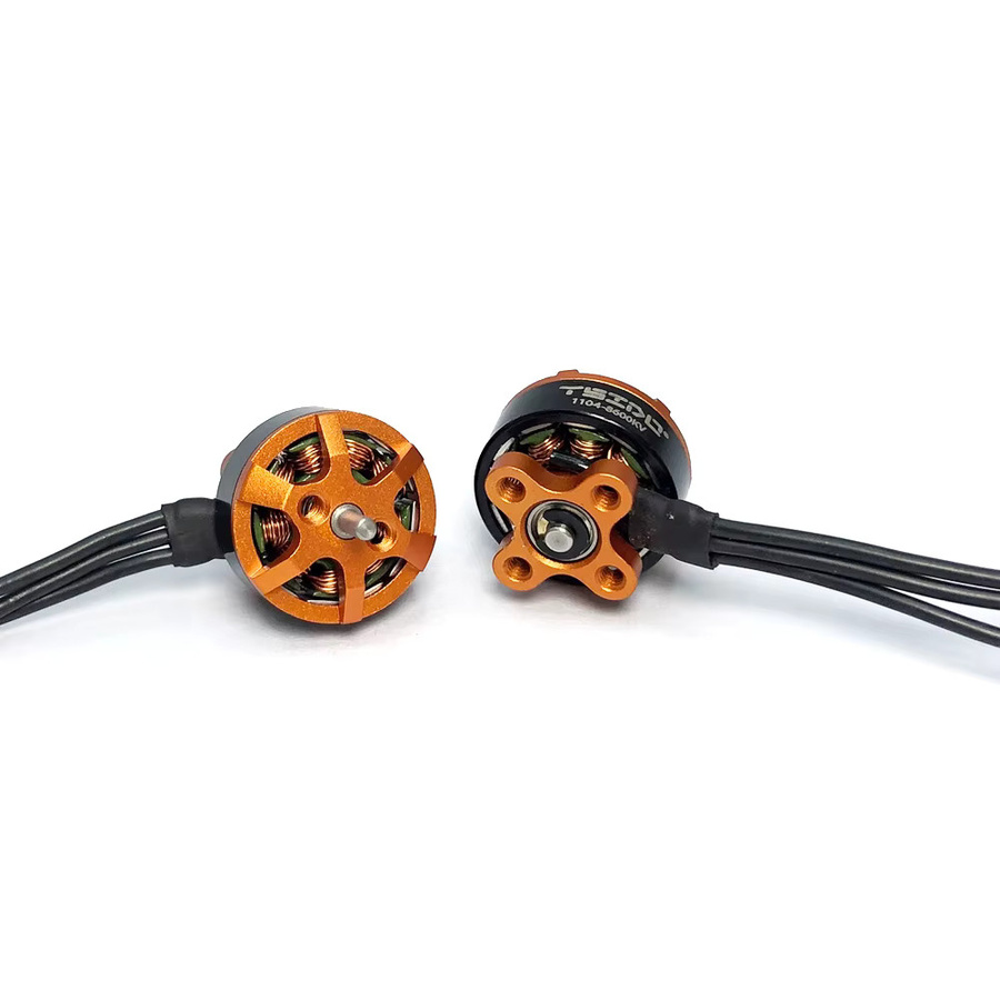 YSIDO 4er Set Bürstenlose Motoren für RC FPV Freestyle Quadcopter und Racing Drones in Orange - Bild 2