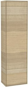 Villeroy & Boch Hochschrank Finion Wandbeleuchtung in Eichenfurnier mit LED-Beleuchtung, Farbe Braun, B/T/H: 41,8 x 27 x 151,6 cm - Bild 1