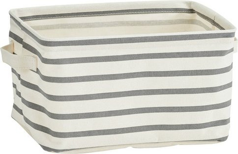 Zeller Aufbewahrungskorb aus Textil in Grau, B: 21 cm, H: 16 cm - Bild 1