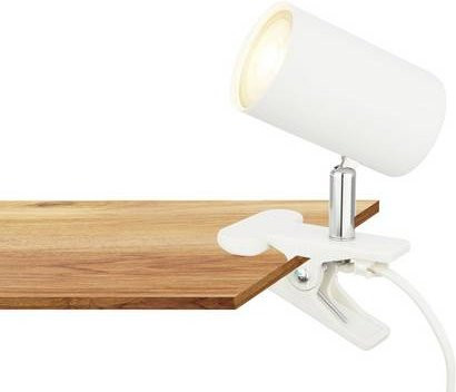 Briloner KLEM 2766016 Klemmleuchte GU10 in Weiß mit verstellbarem Reflektor für Schreibtisch und zum Lesen - Bild 1