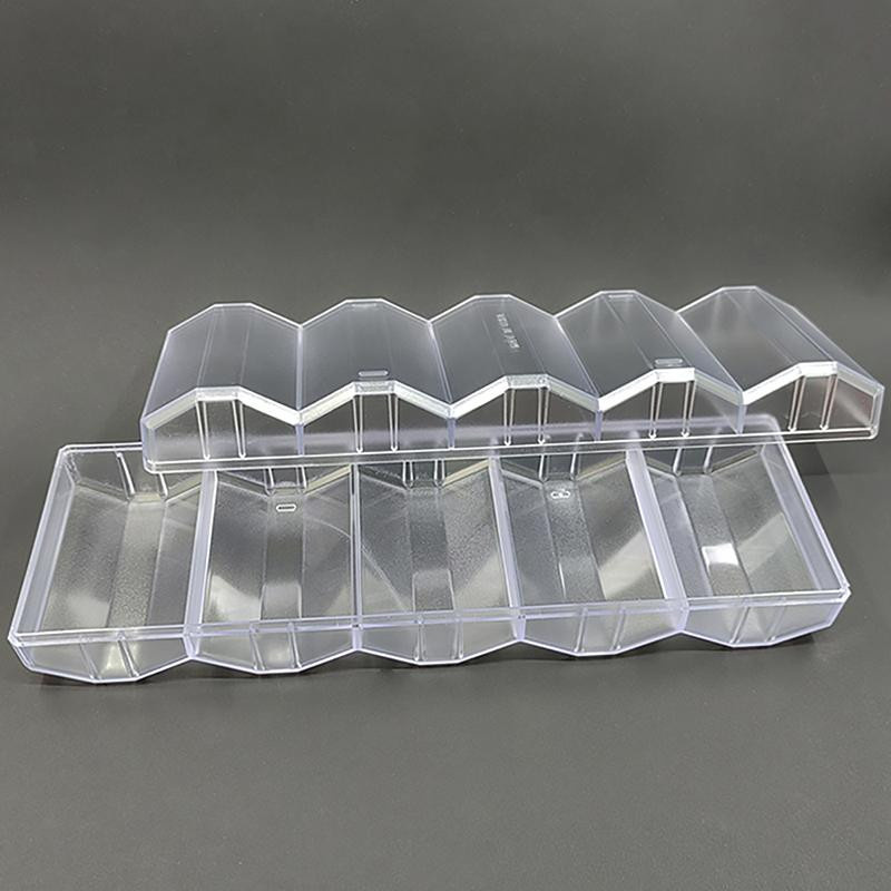 Coiled Dragons Poker Chips Box Acryl Transparent mit Abdeckungen - Bild 3